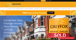 Desktop Screenshot of greyfox.co.uk