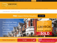 Tablet Screenshot of greyfox.co.uk